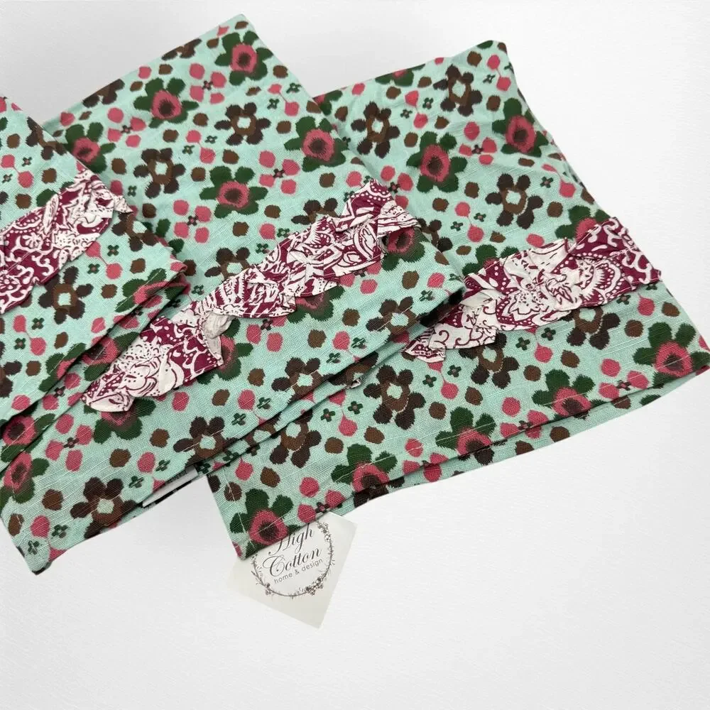 FUNKTION Ivy Floral Print Napkins Set of‎ 3
